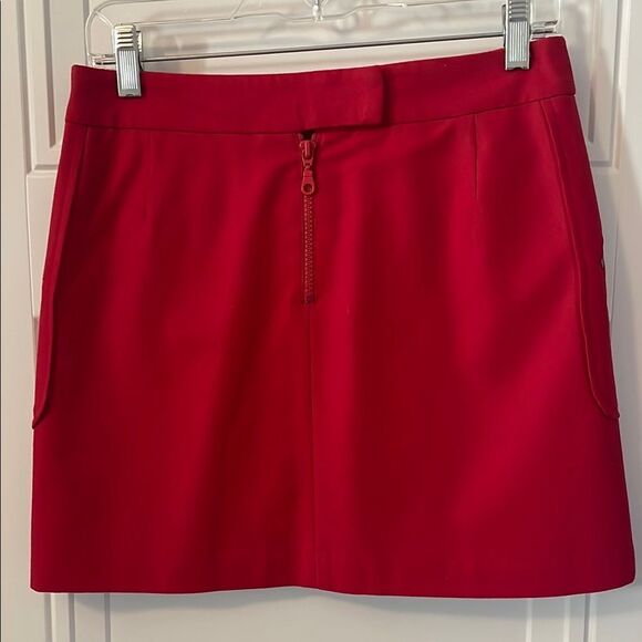 Club Monaco Red Women's Miniskirt - Picture 3 of 4